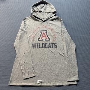 Arizona Wild Cats Men Gray Hoodie Sz M Pre-Owned Excellent